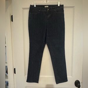 Coldwater Creek Dark Indigo Straight Leg Jeans